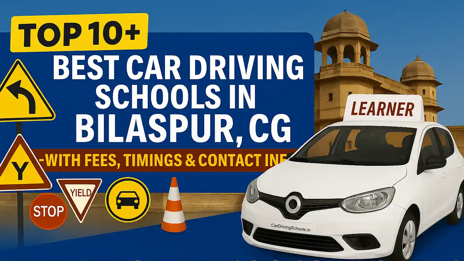 Best Car Driving Schools in Bilaspur, CG