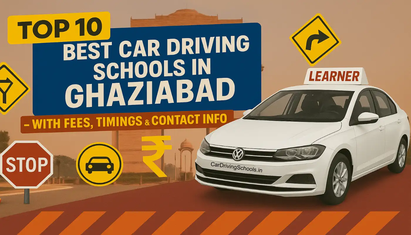Top 10 Best Driving Schools in Ghaziabad with Fees, Timings & Contact