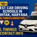 Best Car Driving Schools in Rohtak Haryana