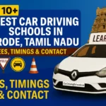 Best Car Driving Schools in erode tamilnadu